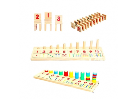 Joc de masa din lemn logic 65181