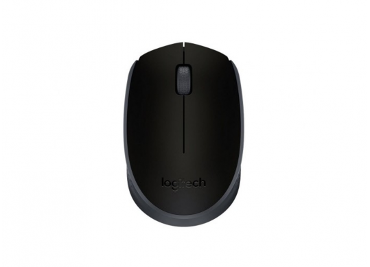 Logitech Wireless Mouse M171 Black, Optical Mouse for Notebooks, Nano receiver,  Black, Retail LO 910-004424