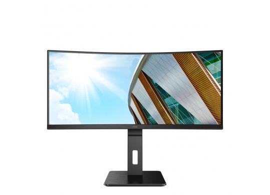 34.0 AOC VA LED CU34P2A  Curved Black (1ms, 21:9, 3000:1, 300cd, 3440x1440, 178°/178°, 2 x HDMI2.0, AOC CU34P2A