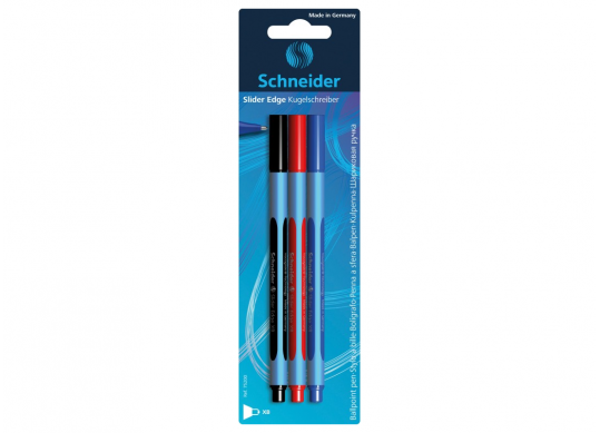 Pix Schneider Slider Edge set 3cul (negru,rosu,albastru) 175200