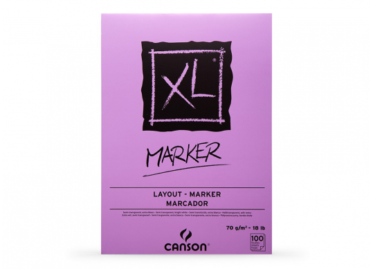 Hirtie bloc Canson XL Marker 100foi A3 70gr C200297237