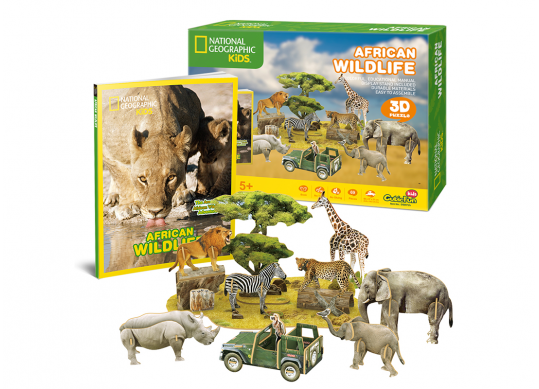 Puzzle 3D MIX African Wildlife DS0972h