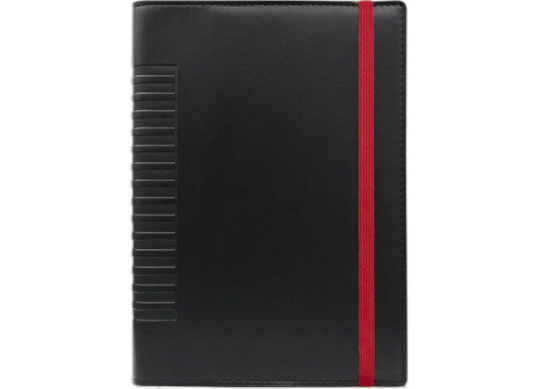 Agenda nedatata A5 de lux Cometa cu elastic Negru CAG2129N/R