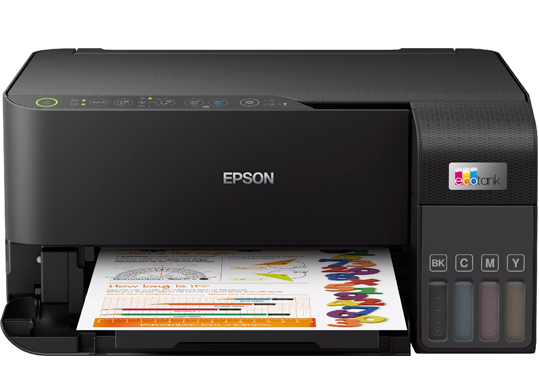 MFD cu CISS Epson EcoTank L3550 / A4 / Wi-Fi / Black L3550