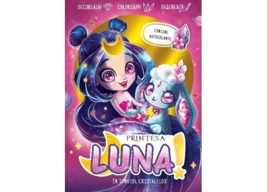 Carte Coloreaza. Printesa Luna in tinutul cristalelor CD7864