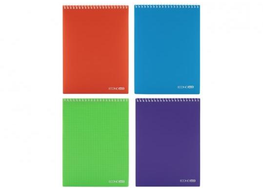 Carnet A5 80foi spira sus coperta plastic E20320
