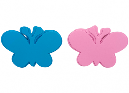 Accesorii Craft hirtie gumate fluturi 2 culori 218324