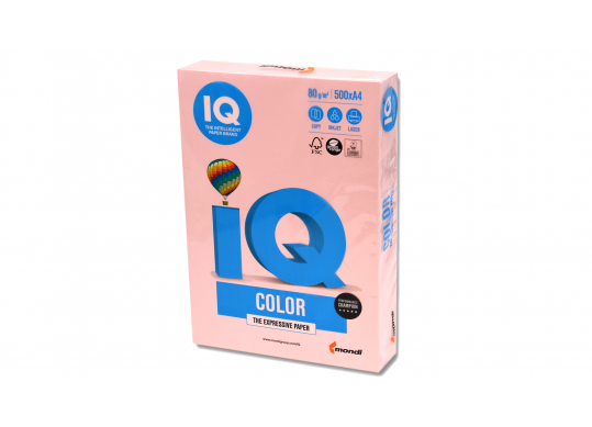 Hirtie color IQ A4 80gr 500foi Pale Flamingo OPI74-80