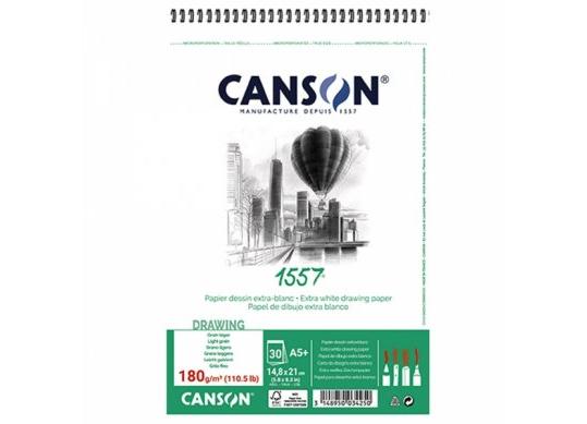 Hirtie bloc Canson 1557 JA 30 foi A5+ 180gr C31412A003