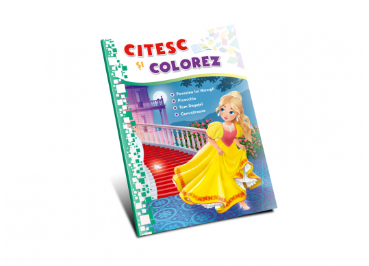 Carte Citesc si colorez Cenusareasa(nou) PD0125