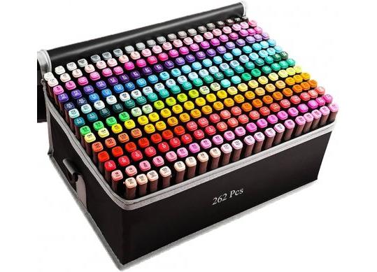 Marker Touch Set 262cul/2 parti (cutie textil) T-262