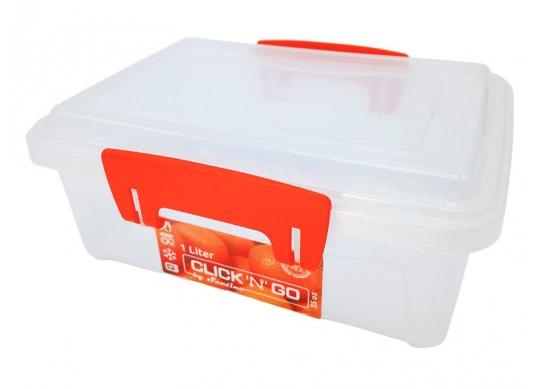 Container plastic 1.0 Lt,CLICK N GO 014474