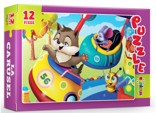 Puzzle 12 buc La carusel PD0971