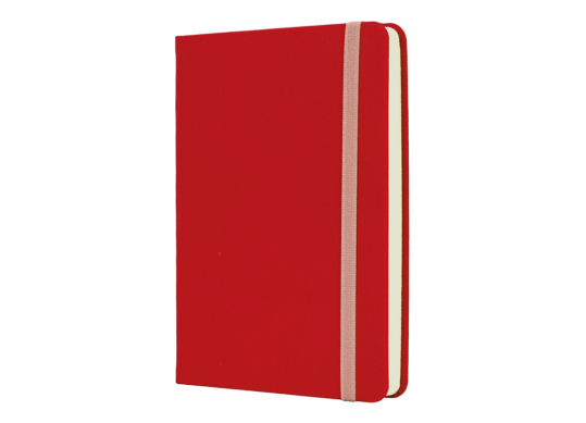 Agenda nedata A6 128foi SQUARE (cu elastic) rosie O20386-03