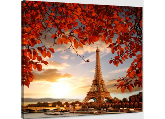 Tablou cu DIAMANTE 20x30 Turnul Eiffel (fara sasiu) GLB30378