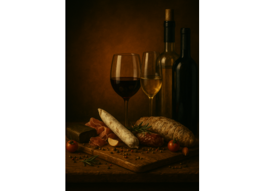 Tablou cu DIAMANTE 30x40 Vin si aperitiv (fara sasiu) GLD62802