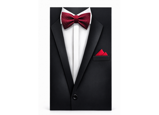 Felicitare plic (imprimeu pentru barbati) EL3407