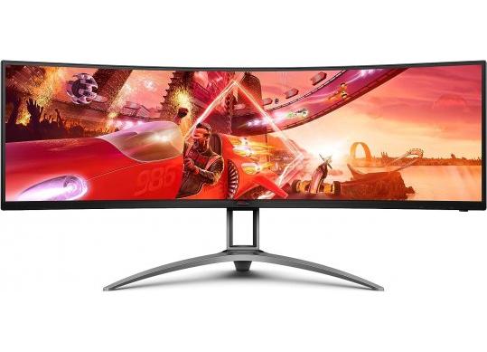 49.0 AGON VA LED AG493QCX Curved Black/Silver (1ms, 3000:1, 32:9, 400cd, 3840x1080, 144Hz, 178°/178 AOC AG493QCX