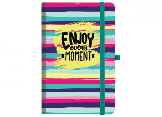 Agenda nedata cu elastic A5 128 foi Enjoi (cop.tare) linii O20812-24