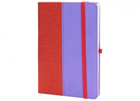 Agenda nedata cu elastic A5 128 foi COMBI-17cop.tare,piele) linii O20125-17