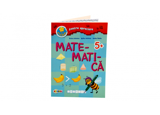 Carte Matematica 5+ cu stickere pentru apreciere PD0025