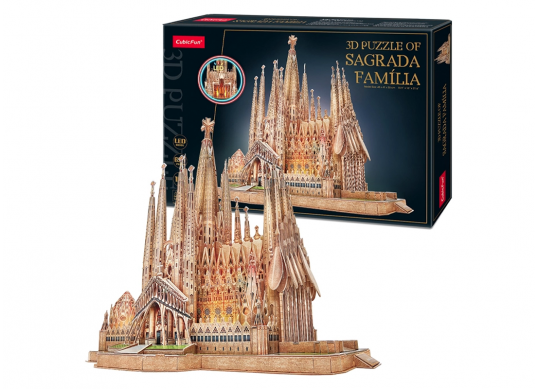 Puzzle 3D MIX Sagrada Familia (led) L530h