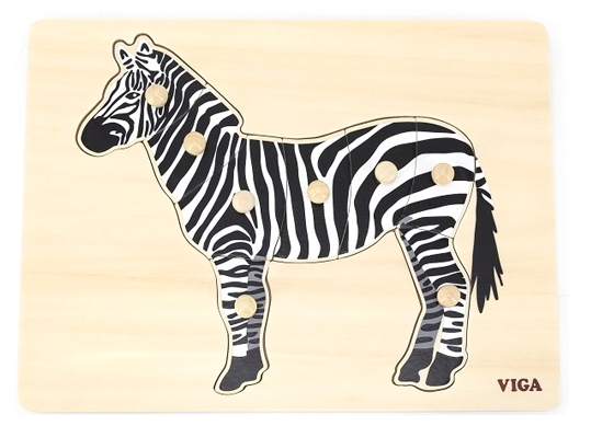 Puzzle din lemn Zebra 44603