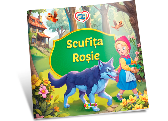 Carte Citesc cu drag.Scufita rosie PD1702