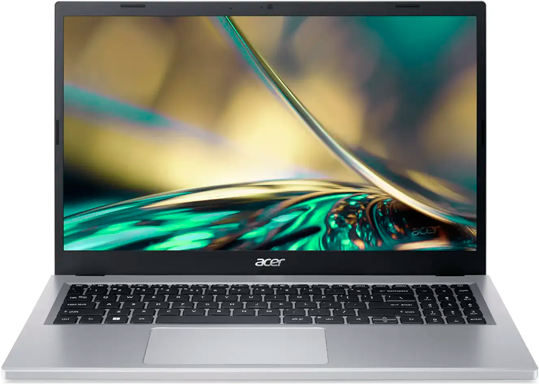 Laptop 15.6 ACER Aspire A315-510P (NX.KDHEU.00B) / Intel Core i3 / 16GB / 512GB SSD / Pure Silver A315-510P-36YT