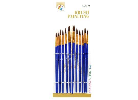 Pensule set 12 buc.oval ML2-10/34-5 miner lemn 212384