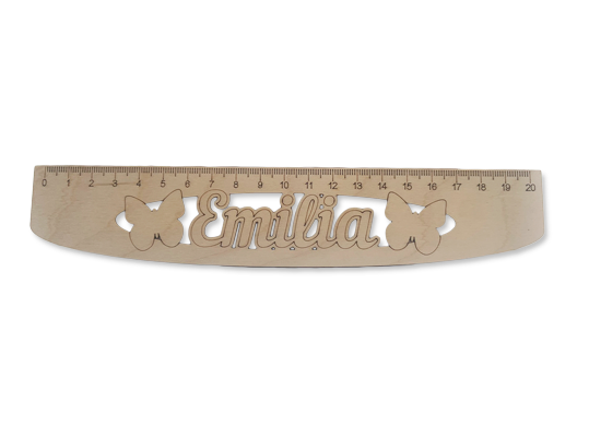 Rigla personalizata (lemn)comnda minim 20 buc.(215*40mm)Mostre 215*40C