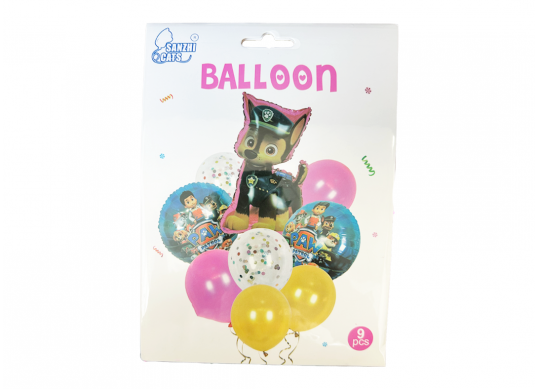 Baloane set 9buc (Paw Patrol) 232326