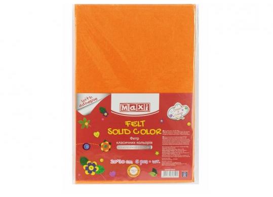 Fetru Autoadeziv 20x30cm 180 gr/m2 Orange MX61821