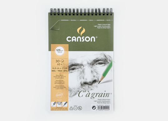 Sketchbook A5+ Canson 30foi/125gr spira C400060621