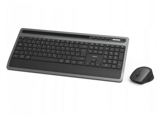 Keyboard Hama KMW-600 Plus Multi-Device Keyboard/Mouse Set, black/anthracite, QWERTZ R1182686