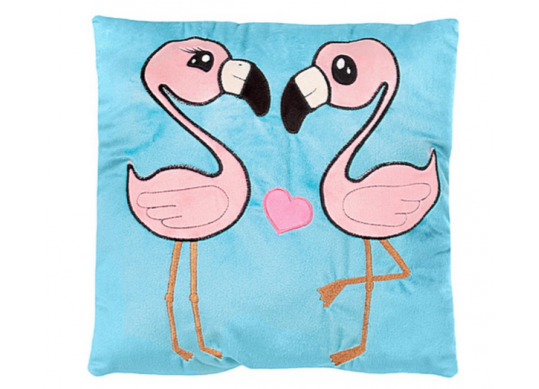 Jucarie moale Perna flamingo h-35cm ST9065