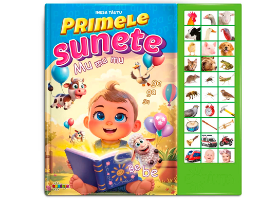 Carte cu sunete A4 Primele sunete (P.D.) PD0675