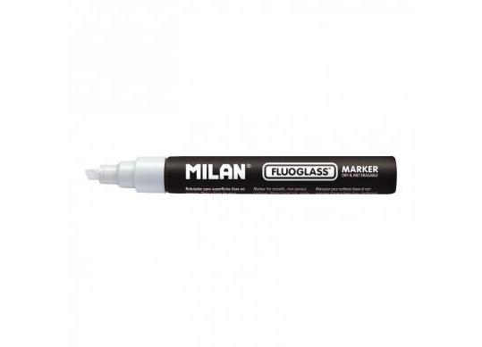 Marker Fluoglass Milan alb 2-4mm blister BWM10385