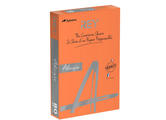 Hirtie color ADAGIO A4 160gr 250foi orange intens 21 160x412