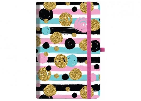 Agenda nedata cu elastic A5 128 foi Bubble (cop.tare) linii O20812-22