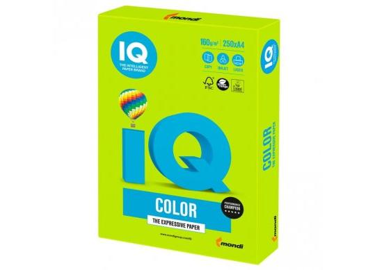 Hirtie color IQ A4 160gr 250foi Limegreen LG46-160