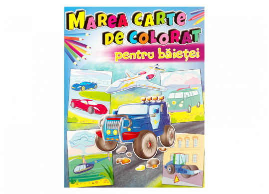 Carte Marea carte de colorat Automobile (acuarela) CN664117