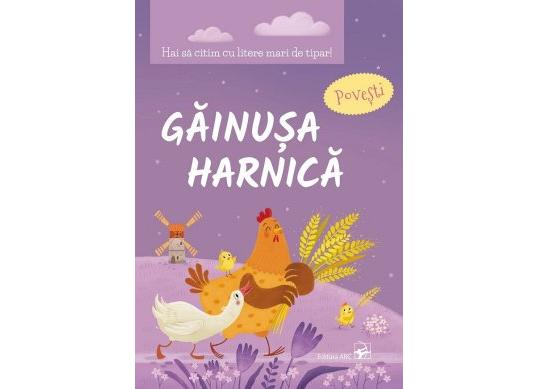 Carte Hai sa citim cu litere mari de tipar! Gainusa harnica CD8846