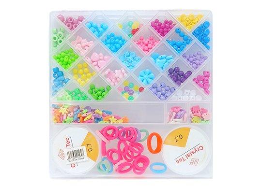Set creatie cu margele 30 comp.Patrat 015807