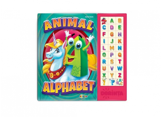 Carte cu sunete A4 Animale+Alphabet (P.D.) PD6738