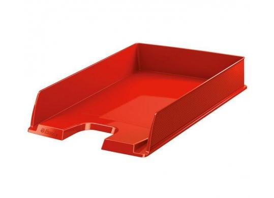 Tavita orizontala plastic ESSELTE Europost, rosu 623607