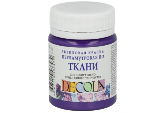 Acril Textil Decola 50ml violet sidefat 5228607