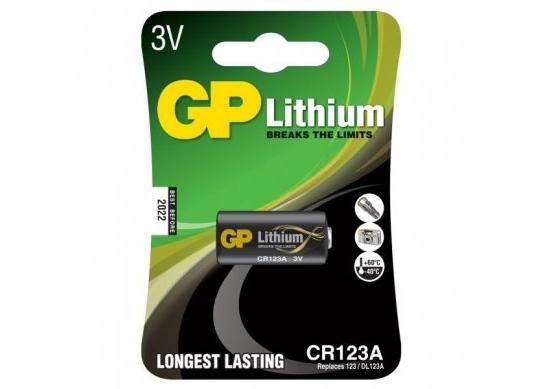 Baterie GP CR123A Lithium (blister) CR123A-2UE1