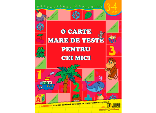 Carte O carte mare de teste 3-4 ani (40835) B997362