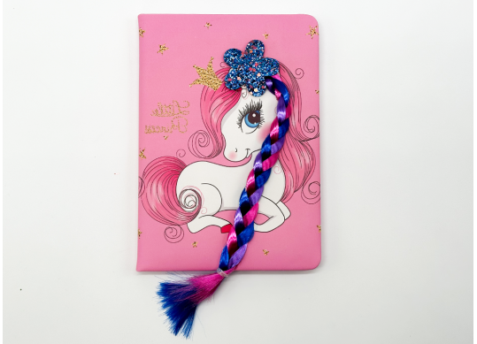 Carnet A5 80 foi cop.tare+coama unicorn(ML7-3)hirtie alb, linie 825257